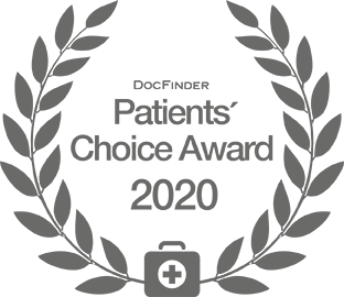 Auszeichnung dem mit DocFinder Patient's Choice Award 2020